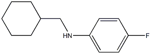 N-(cyclohexylmethyl)-4-fluoroaniline Structure