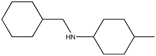 N-(cyclohexylmethyl)-4-methylcyclohexan-1-amine,,结构式