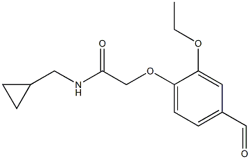 N-(cyclopropylmethyl)-2-(2-ethoxy-4-formylphenoxy)acetamide