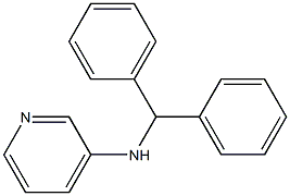 N-(diphenylmethyl)pyridin-3-amine Structure