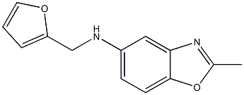 N-(furan-2-ylmethyl)-2-methyl-1,3-benzoxazol-5-amine 化学構造式