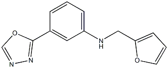 N-(furan-2-ylmethyl)-3-(1,3,4-oxadiazol-2-yl)aniline