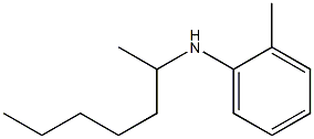 N-(heptan-2-yl)-2-methylaniline Struktur