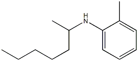 N-(heptan-2-yl)-2-methylaniline Structure