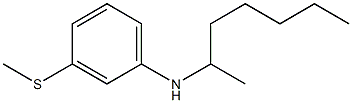 N-(heptan-2-yl)-3-(methylsulfanyl)aniline,,结构式