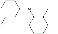 N-(heptan-4-yl)-2,3-dimethylcyclohexan-1-amine Structure