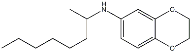 N-(octan-2-yl)-2,3-dihydro-1,4-benzodioxin-6-amine Structure