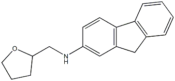 N-(oxolan-2-ylmethyl)-9H-fluoren-2-amine Structure