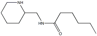 N-(piperidin-2-ylmethyl)hexanamide Structure