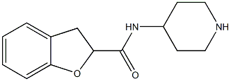 N-(piperidin-4-yl)-2,3-dihydro-1-benzofuran-2-carboxamide Structure