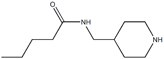 N-(piperidin-4-ylmethyl)pentanamide Structure