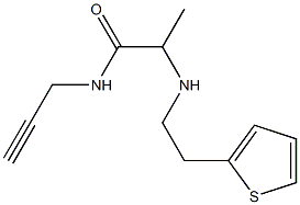 N-(prop-2-yn-1-yl)-2-{[2-(thiophen-2-yl)ethyl]amino}propanamide