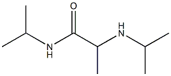 N-(propan-2-yl)-2-(propan-2-ylamino)propanamide Structure