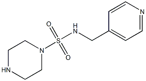 N-(pyridin-4-ylmethyl)piperazine-1-sulfonamide Structure