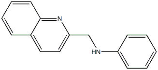 N-(quinolin-2-ylmethyl)aniline Structure