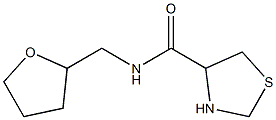 N-(tetrahydrofuran-2-ylmethyl)-1,3-thiazolidine-4-carboxamide Structure