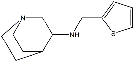 N-(thiophen-2-ylmethyl)-1-azabicyclo[2.2.2]octan-3-amine Structure