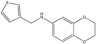 N-(thiophen-3-ylmethyl)-2,3-dihydro-1,4-benzodioxin-6-amine|