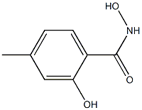 N,2-dihydroxy-4-methylbenzamide 化学構造式