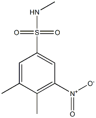 N,3,4-trimethyl-5-nitrobenzene-1-sulfonamide|