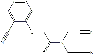 N,N-bis(cyanomethyl)-2-(2-cyanophenoxy)acetamide 结构式