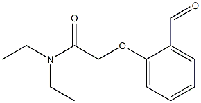 N,N-diethyl-2-(2-formylphenoxy)acetamide Structure