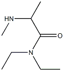 N,N-diethyl-2-(methylamino)propanamide Structure