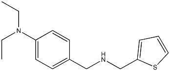  N,N-diethyl-4-{[(thiophen-2-ylmethyl)amino]methyl}aniline