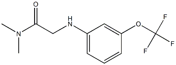  N,N-dimethyl-2-{[3-(trifluoromethoxy)phenyl]amino}acetamide