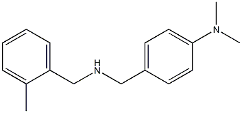 N,N-dimethyl-4-({[(2-methylphenyl)methyl]amino}methyl)aniline,,结构式