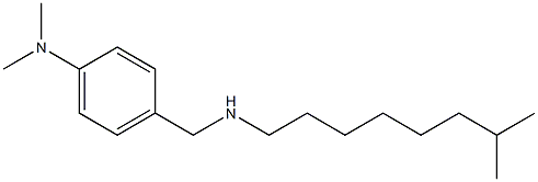 N,N-dimethyl-4-{[(7-methyloctyl)amino]methyl}aniline Structure