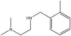 N,N-dimethyl-N'-(2-methylbenzyl)ethane-1,2-diamine 结构式