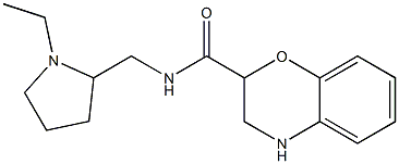 N-[(1-ethylpyrrolidin-2-yl)methyl]-3,4-dihydro-2H-1,4-benzoxazine-2-carboxamide|