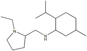 N-[(1-ethylpyrrolidin-2-yl)methyl]-5-methyl-2-(propan-2-yl)cyclohexan-1-amine Structure