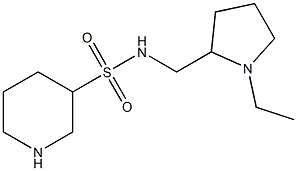 N-[(1-ethylpyrrolidin-2-yl)methyl]piperidine-3-sulfonamide Structure