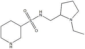 N-[(1-ethylpyrrolidin-2-yl)methyl]piperidine-3-sulfonamide Struktur