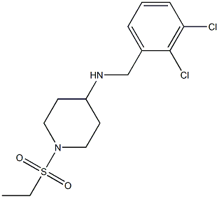  N-[(2,3-dichlorophenyl)methyl]-1-(ethanesulfonyl)piperidin-4-amine