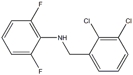 N-[(2,3-dichlorophenyl)methyl]-2,6-difluoroaniline Structure