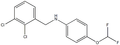 N-[(2,3-dichlorophenyl)methyl]-4-(difluoromethoxy)aniline