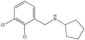 N-[(2,3-dichlorophenyl)methyl]cyclopentanamine,,结构式