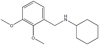 N-[(2,3-dimethoxyphenyl)methyl]cyclohexanamine Structure