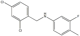 N-[(2,4-dichlorophenyl)methyl]-3-fluoro-4-methylaniline Struktur