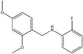N-[(2,4-dimethoxyphenyl)methyl]-2-fluoroaniline Structure