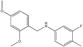 N-[(2,4-dimethoxyphenyl)methyl]-3-fluoro-4-methylaniline