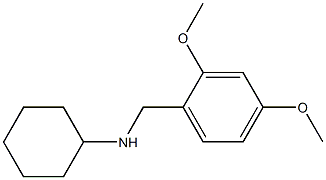 N-[(2,4-dimethoxyphenyl)methyl]cyclohexanamine Structure