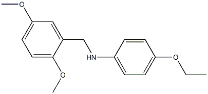 N-[(2,5-dimethoxyphenyl)methyl]-4-ethoxyaniline 化学構造式