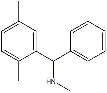 N-[(2,5-dimethylphenyl)(phenyl)methyl]-N-methylamine Structure