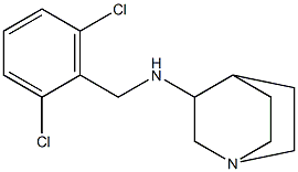 N-[(2,6-dichlorophenyl)methyl]-1-azabicyclo[2.2.2]octan-3-amine Structure