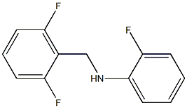 N-[(2,6-difluorophenyl)methyl]-2-fluoroaniline Struktur