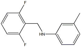N-[(2,6-difluorophenyl)methyl]-3-methylaniline Struktur